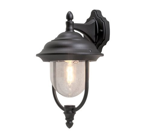 Parma 7222 Down Wall Light Black