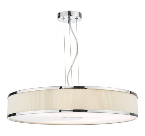 Alvaro 6 Light Single Pendant - Polished Chrome