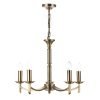Ambassador 5 Light Dual Mount Pendant - Antique Brass