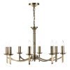 Ambassador 8 Light Dual Mount Pendant - Antique Brass