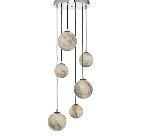 Mikara 6 Light Cluster Pendant