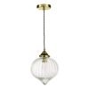 Mya 1 Light Single Pendant - Antique Brass