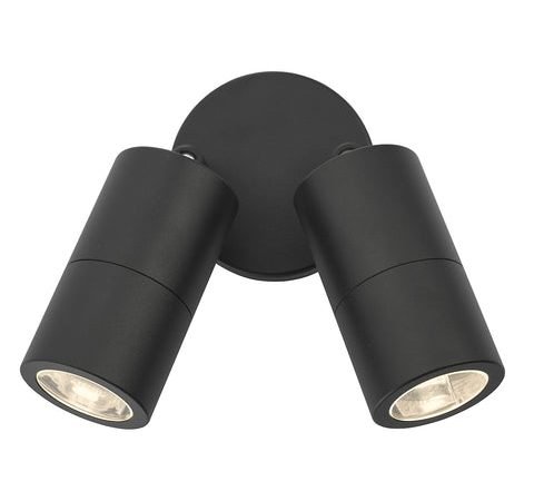 Ortega 2 Light Wall Light - Black
