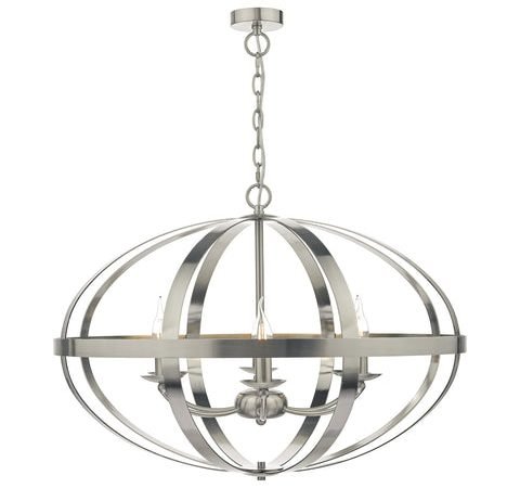 Symbol 6lt Pendant - Satin Chrome