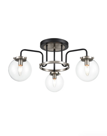 Lithos 3lt Semi Flush Ceiling Light