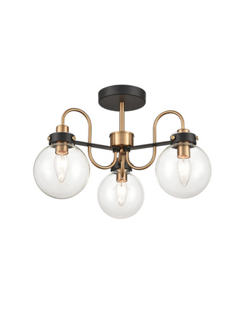 Equinox 3lt Semi-Flush Ceiling Light