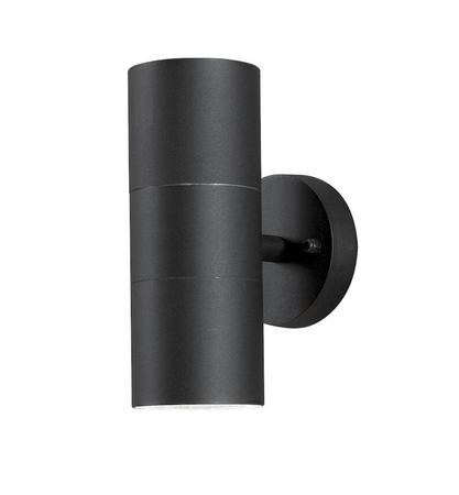 Modena 7656 Up/Down Large Outdoor Wall Light - Black