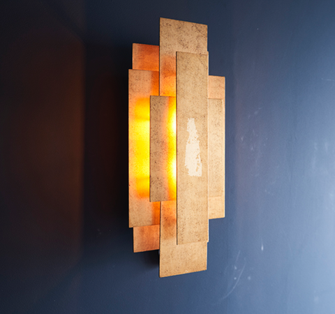 Hestia Wall Light - Antique Gold