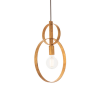 Astrid 1lt Pendant - Gold Leaf