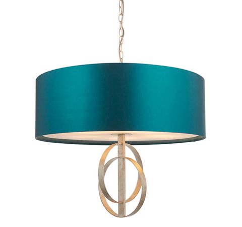 Astrid 5lt Pendant - Silver Leaf