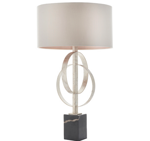 Astrid Table Lamp - Silver Leaf