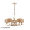 Laura Ashley Mulroy 5lt Antler Chandelier Champagne With Shades
