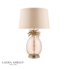 Laura Ashley Pineapple Large Table Lamp Champagne Cut Glass With Shade