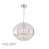 Laura Ashley Vienna 5lt Chandelier Crystal & Polished Chrome