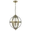 Vanessa 3 Light Pendant - Antique Brass