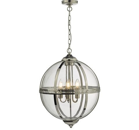 Vanessa 5 Light Pendant - Polished Nickel