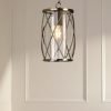 Laura Ashley Beckworth Ceiling Lantern Antique Brass and Glass