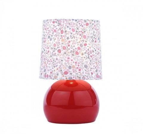 Laura Ashley Knowlton Table Lamp Pink Crackle Glaze With Shade